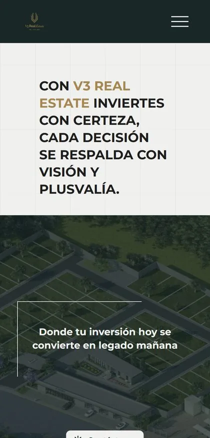 V3 Real Estate en celular